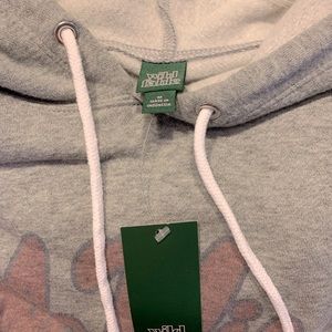 New with tags Ole Miss cut off sweatshirt with hoodie. Size M. Wild Fable brand